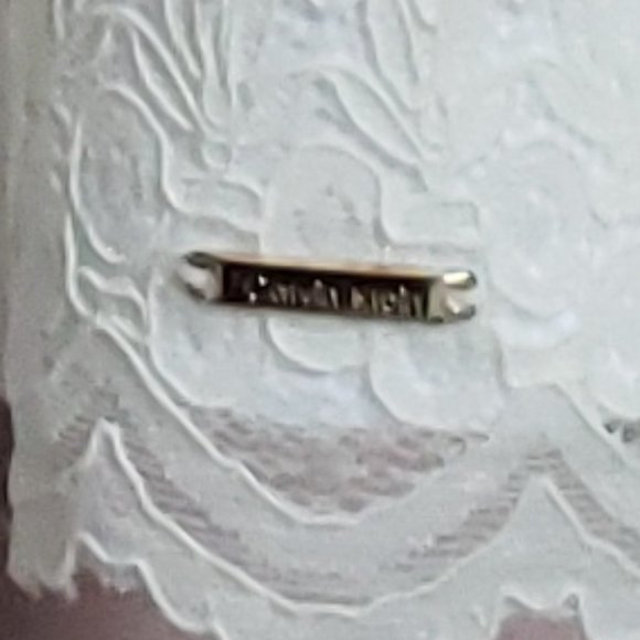 Calvin Klein Women's Size PM White Lace Top - Picture 5 of 7